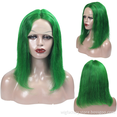 Green HighlightsColored Green Lace Front Human Hair green wig, green color lace wigs, green wigs human hair lace front